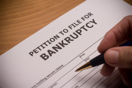 deciding to declare bankruptcy in greenville